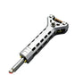 Metallic slingshot rifle crossbow on a white background with a brand logo.