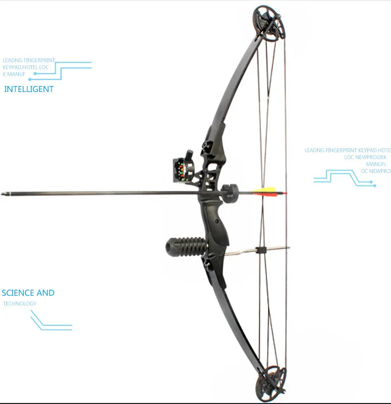 Compound Archery Bow  30-45 Lbs For Hunting, Shooting And Fishing.