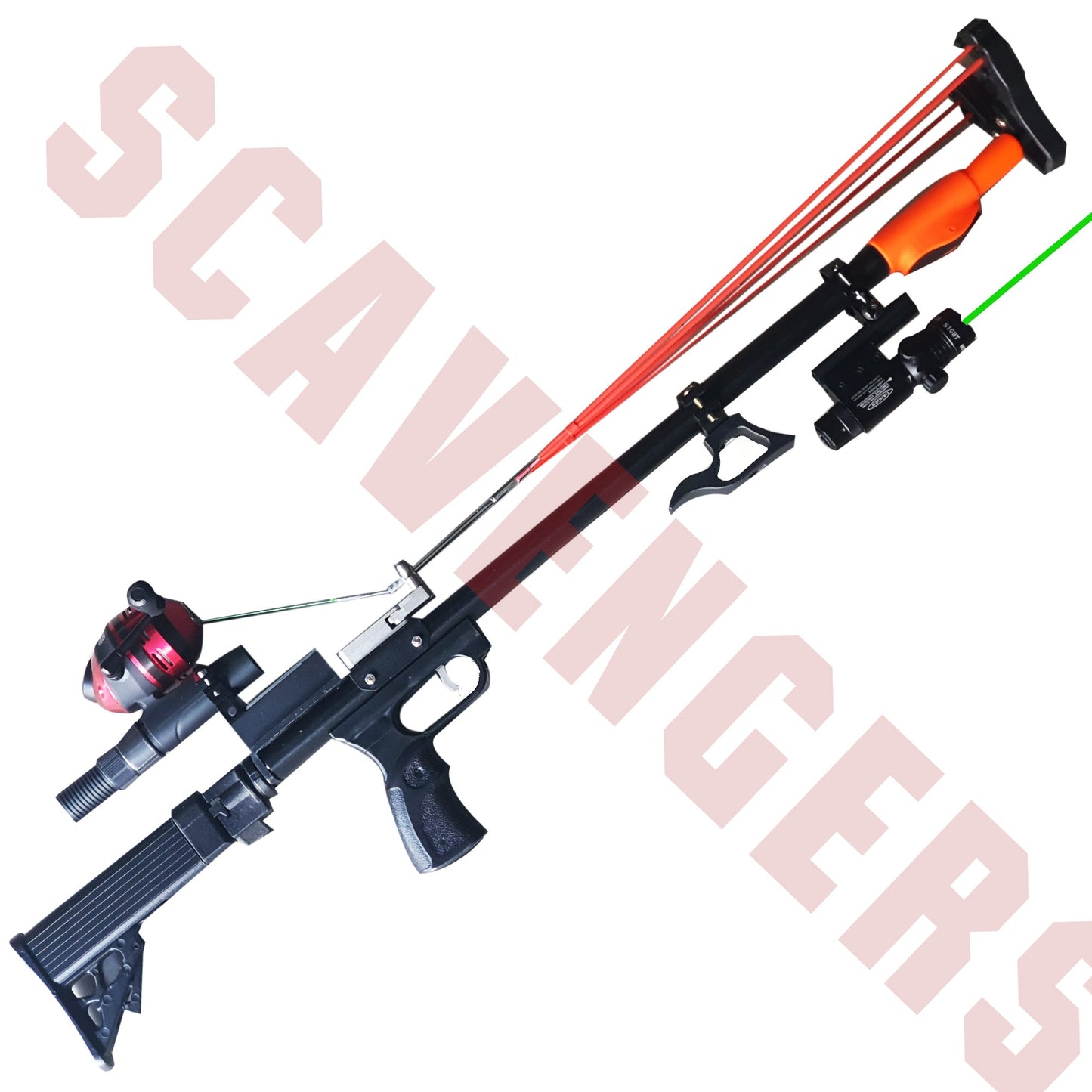 New Powerful Falcon-X Fishing Slingshot Rifle (COMPLETE KIT)