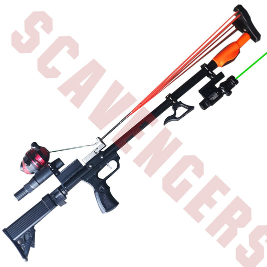 New Powerful Falcon-X Fishing Slingshot Rifle (COMPLETE KIT)