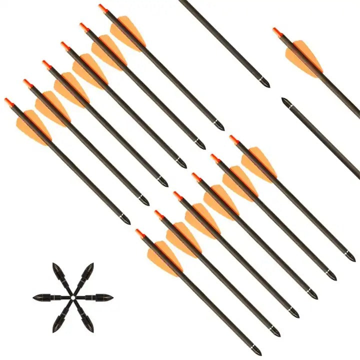 New Model Carbon Fiber Arrows - 7.5" Crossbow Bolts (RT-X7, SOUL-EATER, RX-X7)