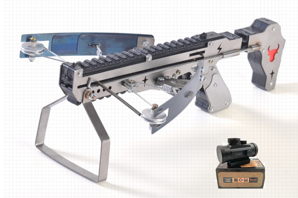 New V39 Metal- 'Viper V2 ' Slingshot Crossbow (300 FPS)