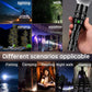 Tactical Hunting Flashlight, USB Rechargeable