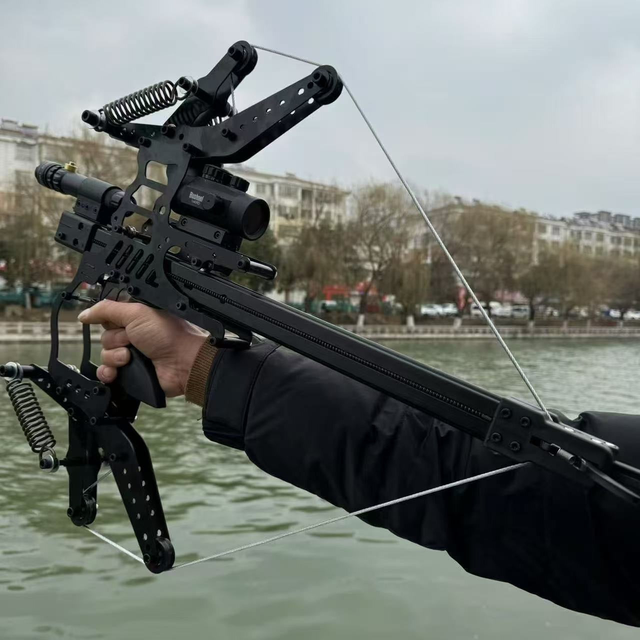 Full metal Predator V2 'SpeedShot' Slingshot Bow