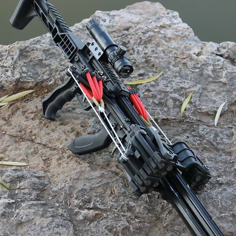New RS-X7 'Doomsday' Slingshot Crossbow V4 - 9mm Steel balls. UK