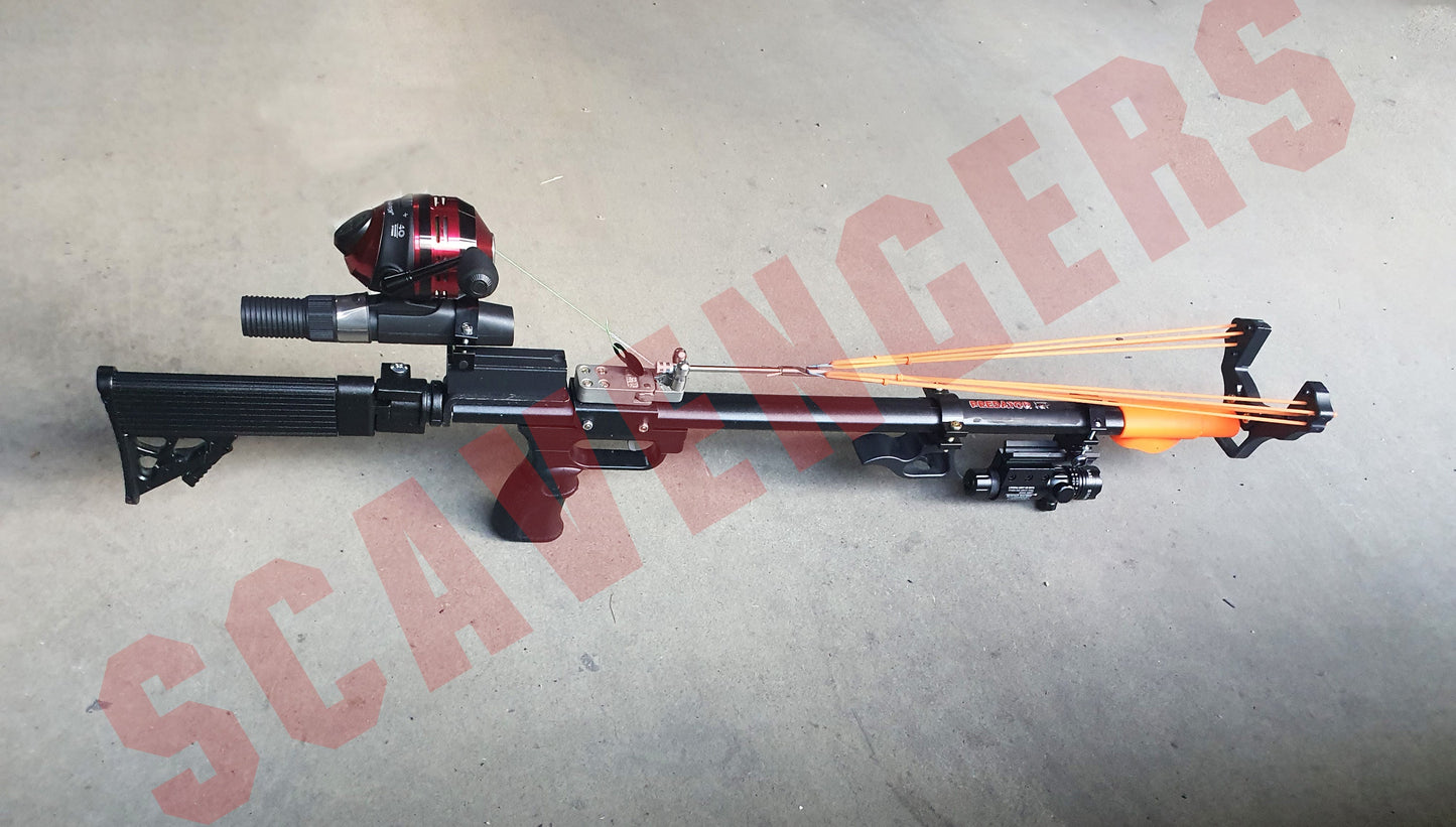 New Powerful Falcon-X Fishing Slingshot Rifle (COMPLETE KIT)