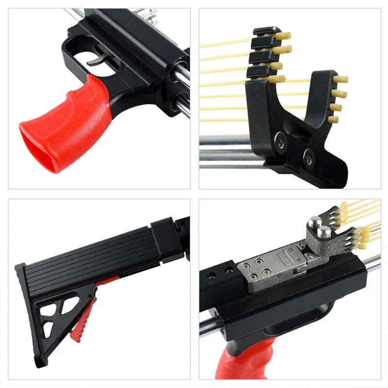 Long Rode Slingshot Long Full Metal Slingshot Rifle – Survival Slingshots.uk