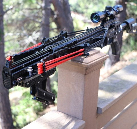 RS-X7 'Doomsday' Slingshot Crossbow - V2 – Survival Slingshots.uk